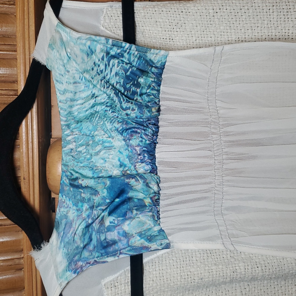๐ Anthropologie Burning Torch Eames Silk Tank - Picture 5 of 8